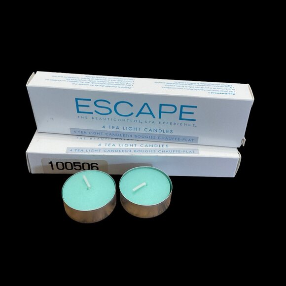 🏡 5/$25 - Aquamarine Tea Lights x8 - Picture 1 of 1